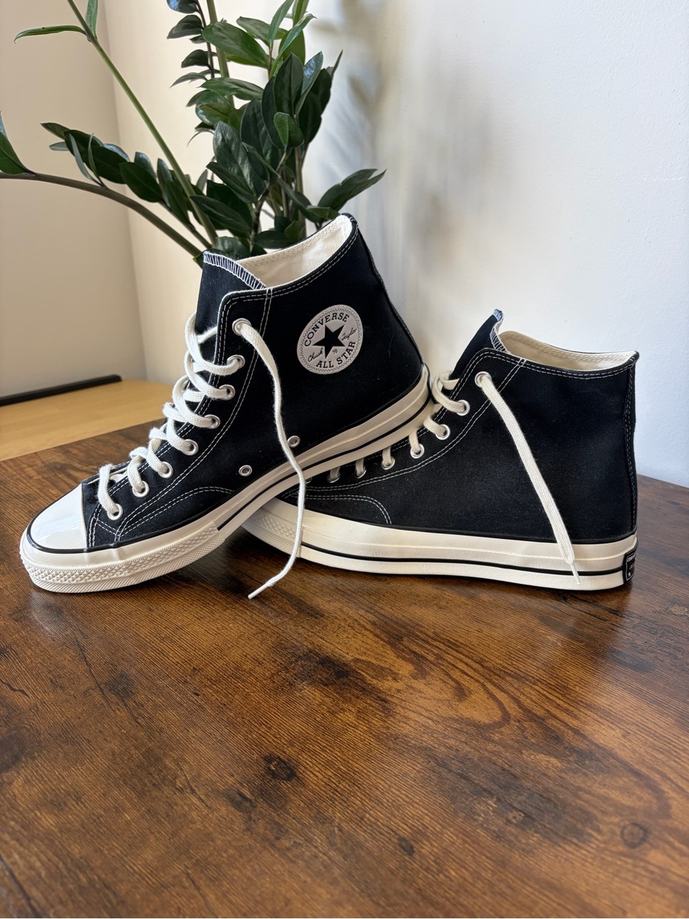Converse Chuck 70s Canvas Taylor All Star High Top Sneakers - Black PREMIUM NWOT - Picture 2 of 7